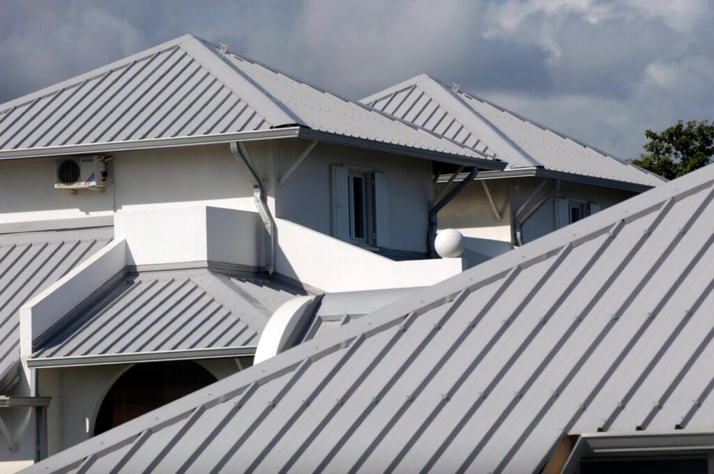 Standing seam metal roof installation